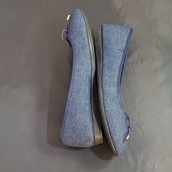 CL BY LAUNDRY BOWKNOT DENIM MATERIALS SLIP-ON WOMEN"S FLAT SHOE - Picture 13 of 16